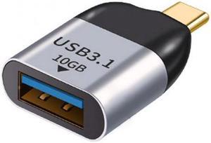 CY USB 3.1 Type C Male Host to USB3.0 Type A Female OTG Data 10Gbps Adapter for Laptop & Phone