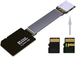 Jimier SD Male Extender to TF Micro Card Female Extension Cable Adapter Flexible SD/SDHC/SDXC UHS-III UHS-3