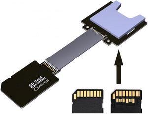 Jimier SD Male Extender to SD Card Female Extension Cable Adapter Flexible SD/SDHC/SDXC UHS-III UHS-3