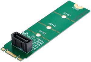 Jimier CY SA-007 Motherboard NGFF B/M-key M.2 to Vertical SATA 7pin Hard Disk Drive SSD PCBA Extension Adapter