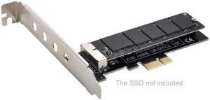 CYSM PCI Express PCI-E 1X to 12+16Pin 2013-2017 Mac Pro Air SSD Convert Card for A1493 A1502 A1465 A1466