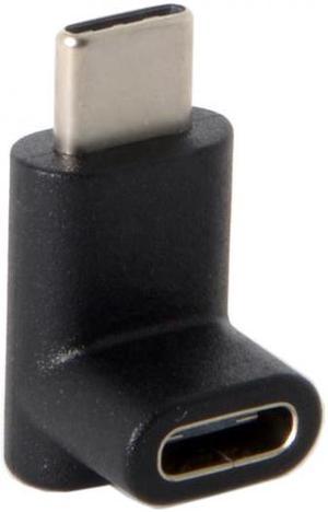 Chenyang Cable 90 Degree Up or Down Angled Reversible USB 3.1 Type-C Male to Female Extension Adapter for Laptop & Phone