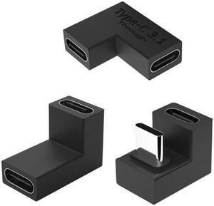 Cablecc CY UC-077 3pcs/lot USB 3.1 Type C Male Female to USB-C Female Power Data 10Gbps Adapter for NS SwitchPhone