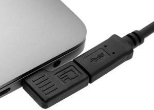 Xiwai Cable 90 Degree Right & Left Angled USB 3.1 Type-C Male to Female Extension Adapter for Laptop & Tablet & Mobile Phone