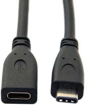 CYSM USB-C USB 3.1 Type C Male to Female Extension Data Cable for Laptop & Macbook Tablet Mobile Phone 2m