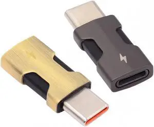 Cablecc 2pcs/set USB-C Type C Male to 8P Female Power 480Mbps Data Adapter Compatible with iPhone 15 & Android & Tablet