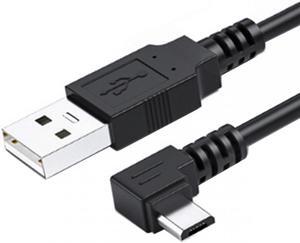 Cablecc 1.0M Right Angled 90 Degree Micro USB 5Pin to USB 2.0 Data Charge Cable for Phone Tablet