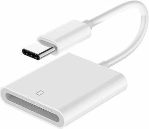 CY USB 2.0 Type C USB-C to Standard SD SDXC SDHC Card Reader Adapter Compatible with Macbook Laptop Tablet Phone