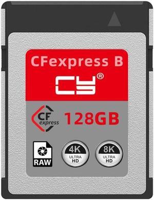 Xiwai CFexpress Type-B 128GB Memory Card CFE CFB Adapter Compatible with XS Camera 8K RAW PCIe Expansion