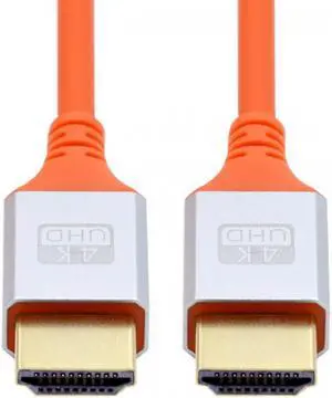 Cablecc 2.0M HDMI 4K to HDMI Ultra Soft High Flex HDTV Cable Hyper Super Flexible Cord High Speed Type-A Male to Male for Computer HDTV