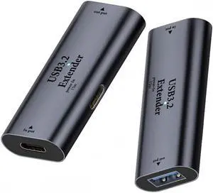 Cablecc USB 3.0 Active Repeater Adapter Type-C Female Host to Type-A Female Device Extender with Chipset for Camera Printer Computer