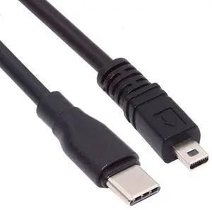 CY USB-C Type-C Host to Camera Mini 8P Data Power Cable for Coolpix UC-E6 UC-E16 UC-E17 DSC-W DMC-S EX-Z