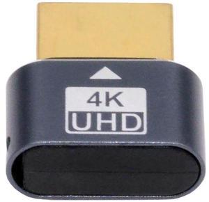 CY CY Virtual Display Adapter 4K HDMI 1.4 DDC EDID Dummy Plug Headless Ghost Display Emulator HDTV 4K@60Hz