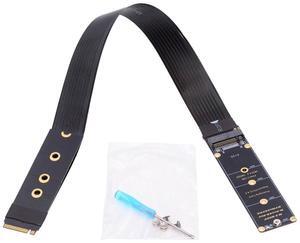 CY NGFF M-Key NVME Male to Female Extension PCI Express Cable 30cm PCI-E 4.0 for Mainboard SSD 2230/2242/2260/2280