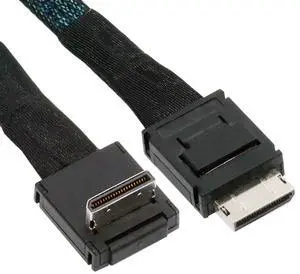 CY Down Angled 90 Degree OcuLink PCIe 4.0 PCI-Express SFF-8611 4i to SFF-8611 Data Active Cable for eGPU SSD 80cm