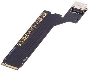 CY PCI-E 4.0 M.2 M-key to Oculink SFF-8612 SFF-8611 Host Adapter for 2024 ThinkBook 14+ AMD8845 External Graphics Card & SSD
