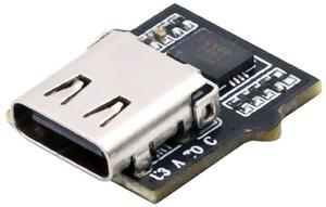 CY DIY OEM Type-C Female Socket Connector with VL160 Chipset Replace for USB3.0 Type-A Female DIP Type DC 5V Power
