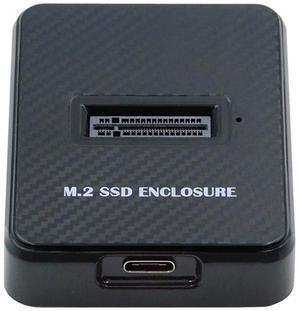 CY USB 3.0 USB-C Type-C to NVME M-key M.2 NGFF SATA SSD Docking Vertical External PCBA Case Enclosure RTL9210B Chipset