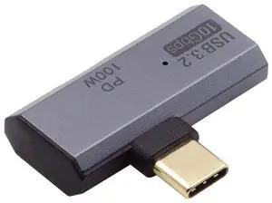 CY 10Gbps USB-C Type-C 1-to-2 USB-C Female OTG & 100W PD Power Adapter for Laptop Tablet Phone
