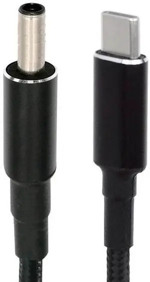 CY 100W Type C USB-C Input to 20V DC 4.5*3.0mm Output Power 20V 5A 65W PD Charge Cable compatible with DELL-Laptop