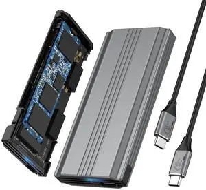 CY Type-C USB3.2 USB4 20Gbps to M-key M.2 NGFF NVME SATA SSD PCBA Enclosure 2280/2242/2260mm RTL9220