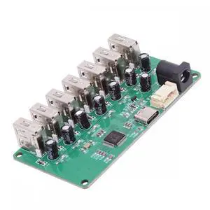 CY USB2.0 Type-C & 4Pin Pitch=2.0mm Wafer 1-to-7 Ports Type-A HUB PCBA PCs 4 Devices for Keyboard Mouse Scanner Printer