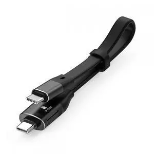 CY Type-C USB-C Male to Male USB 3.1 10Gbps & TF Micro-SD Card Reader Flat Slim FPC Data Cable for Laptop Phone