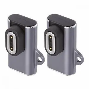 CY 2pcs/lot Magnetic Smart Watch Charging Adapter Horizontal USB Type-C to 2-Pin Compatible with IMOO Z6 Z6S Z6Pro Z7 Z7A Z7S Z8 Z8A Z9 Z10 Z11