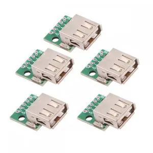 CY Cable 5pcs/set DIY OEM USB2.0 Type-A Female Receptacle Socket Connector with Flange PCB Mounting Assembly Solder Type 480Mbps CY Cable 5pcs/set DIY OEM USB2.0 Type-A Female Receptacle Socket Connector with Flange PCB Mounting Assembly Solder Type 480Mbps