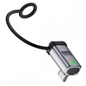 CY Cable 90 Degree USB5.0 80Gbps Male to Female Low Profile Left Right Angled Extension Adapter with Lanyard Keychain 240W 16K 8K 5K Compatible with USB4.0 Thunderbolt3/4/5