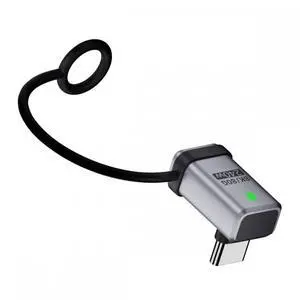CY 90 Degree USB5.0 80Gbps Male to Female Up Down Angled Extension Adapter with Lanyard Keychain 240W 16K 8K 5K Compatible with USB4.0 Thunderbolt3/4/5