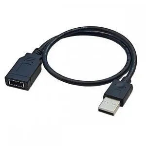 CY Cable Single USB 3.1 Front Panel Socket Key-A Type-E to USB 2.0 Type-A Male Extension Cable