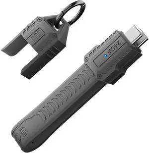 CY USB5.0 80Gbps Flat Slim FPC Cable 240W 16K@30hz 8K 60Hz 5K Lanyard Strap Chain Compatible with 40Gbps USB4.0 Thunderbolt3/4/5 (Grey Color)