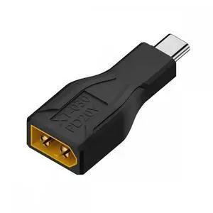 CY Type-C Male Input 100W 20V 5A PD to XT60 Male Output SC100 Protocol Fast Charging Adapter for RC Lipo Battery Quadcopter