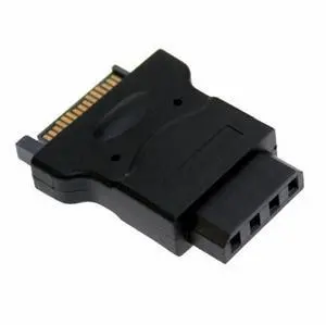 CY 15Pin SATA Male Power Cable to Molex 4-pin IDE Hard Disk Drive Power Adapter CY 15Pin SATA Male Power Cable to Molex 4-pin IDE Hard Disk Drive Power Adapter