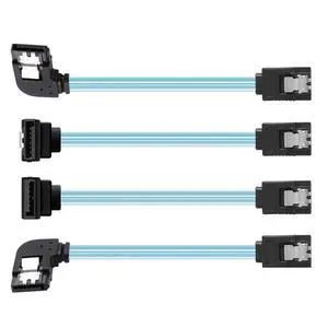 CY 4pcs/lot 90 Degree Angled Type Internal 4-SATA Host to 4SATA 7pin Target Disk 6Gbps Data Server Cable 25cm CY 4pcs/lot 90 Degree Angled Type Internal 4-SATA Host to 4SATA 7pin Target Disk 6Gbps Data Server Cable 25cm