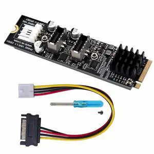 CY 10Gbps Dual Type-E USB 3.1 Front Panel Socket to NVME NGFF M-Key Express Card Adapter ASM3142 for Motherboard CY 10Gbps Dual Type-E USB 3.1 Front Panel Socket to NVME NGFF M-Key Express Card Adapter ASM3142 for Motherboard