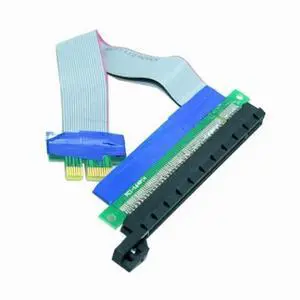 CY PCI-E Express 1x to 16x Extension Flex Cable Extender Converter Riser Card Adapter 20cm CY PCI-E Express 1x to 16x Extension Flex Cable Extender Converter Riser Card Adapter 20cm