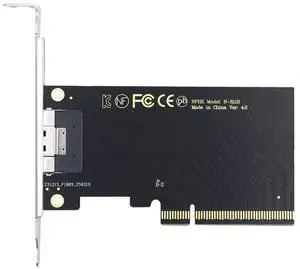 CY External Slimline SFF-8654 8X 74Pin to PCIE Express 3.0 PCIE4.0 Raid Card VROC Raid0 Hyper Adapter CY External Slimline SFF-8654 8X 74Pin to PCIE Express 3.0 PCIE4.0 Raid Card VROC Raid0 Hyper Adapter