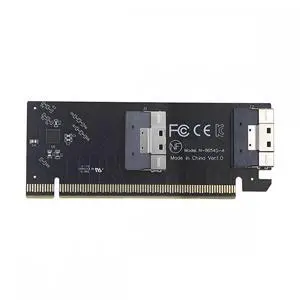 CY Low Profile Slimline Dual SFF-8654 8X 74Pin to PCIE 16X Express 3.0 PCIE4.0 Raid Card VROC Raid0 Hyper Adapter CY Low Profile Slimline Dual SFF-8654 8X 74Pin to PCIE 16X Express 3.0 PCIE4.0 Raid Card VROC Raid0 Hyper Adapter