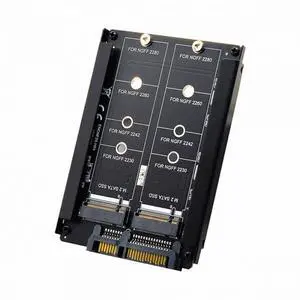 CY Dual NGFF B+M Key M.2 SSD Card JBOD Raid0 Span Bridge to 2.5inch SATA Combo HDD Disk Drive Enclosure CY Dual NGFF B+M Key M.2 SSD Card JBOD Raid0 Span Bridge to 2.5inch SATA Combo HDD Disk Drive Enclosure
