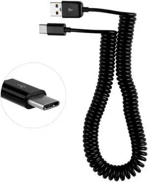 CY Stretch 3m USB-C 3.1 Type C Male to Standard USB 2.0 A Male Data Cable for Nokia N1 Tablet & Mobile Phone UC-318-BK-3.0M