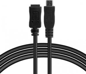 CY 50cm Full Pin Connected Micro USB 2.0 type 5Pin Male to Female Cable for Tablet & Phone & MHL & OTG Extension U2-096-BK-0.5M