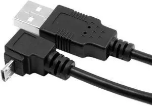 CY 100cm Up Angled 90 Degree Micro USB Male to USB Data Charge Cable for Cell Phone & Tablet U2-204-1.0M