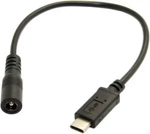 CY USB 3.1 Type C USB-C to DC 5V 5.5*2.5mm Power Jack Extension Charge Cable for Cell Phone Tablet UC-233