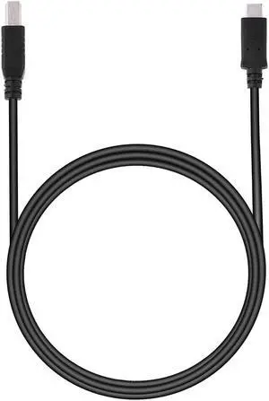 CY USB-C USB 3.1 Type C Male Connector to USB Standard B Male Data Cable for Apple Macbook & Laptop Black UC-225-BK