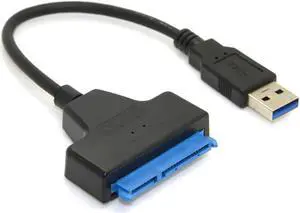 CY Super speed 5Gbps USB 3.0 to SATA 22 Pin Adapter Cable for 2.5" Hard disk driver SSD U3-184-BK