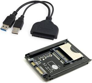 4 TF Card RAID to SATA 22Pin Adapter Multi Micro SD Card Converter w/  Enclosure