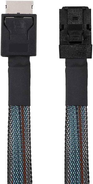 CY OCuLink PCIe PCI-Express SFF-8611 4i to SFF-8643 SSD Data Active Cable 50cm SF-020-0.5M