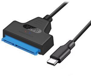 CYSM Type C USB 3.1 Male to SATA 22 Pin 2.5" Hard disk driver SSD Adapter Cable for Macbook & Laptop